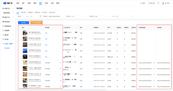 小红书聚光批量投放工具:核心代理的多账户管理实践配图 10